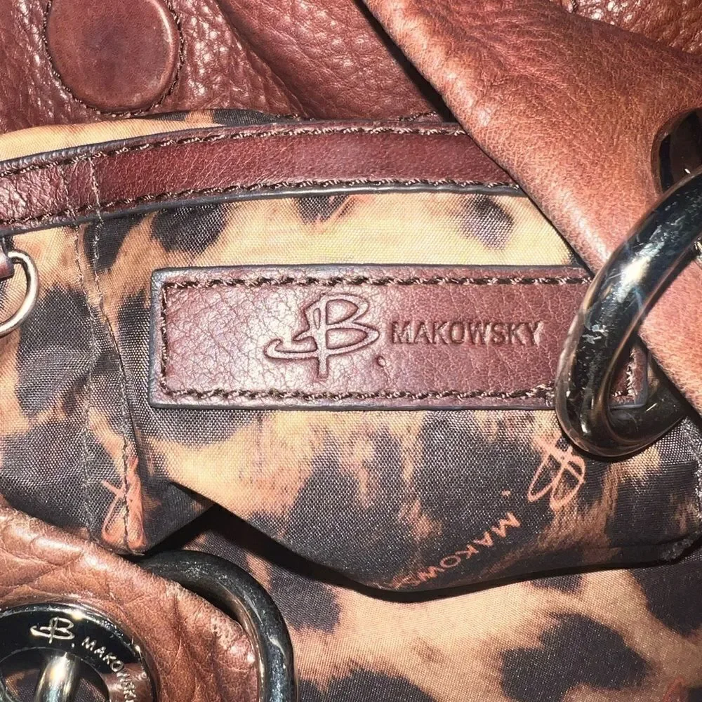 Authentic Distressed B. Makowski Hobo